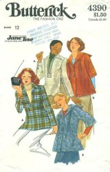 4390 JANE TISE 70 SAILOR COLLAR OR NOT SS-LS TOPS PATTERN 10